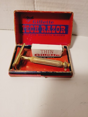 Vintage gillette tech razor - tech,