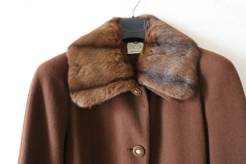 Virgin wool and mohair mink - and,