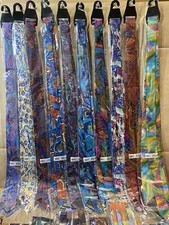 Patterned Pure Silk Tie