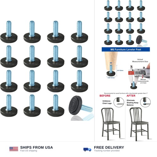 Pcs threaded furniture - m6,