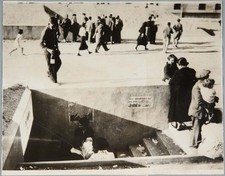 red air raid shelters by Unknown, 1938, A2 (24x16'') Poster