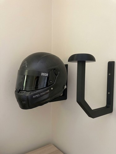 Helmet wall hanger display - helmet,