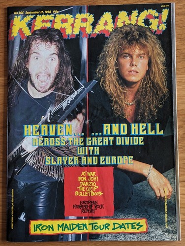 Slayer europe kerrang issue - kerrang!,