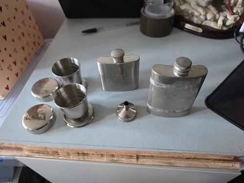 Hip flask set - flask, 2x