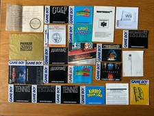 Nintendo Game & Console Paperwork Bundle ￼intellivision