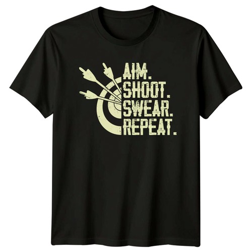 Aim shoot swear - aim, t-shirt
