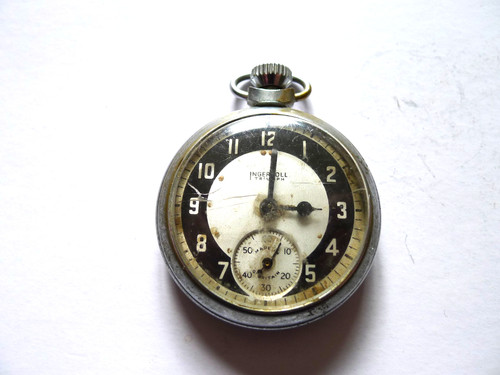 Ingersoll chromed gents hand - ,