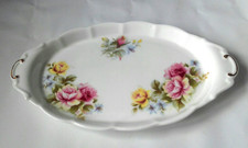 Vintage bone china sandwich tray  Royal Albert  China shabby chic 26 x 15 cms