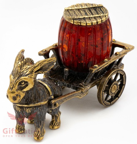 Solid brass amber - solid,