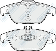 Brakefit pd3236 brake pad - pd3236,