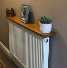 Walnut, MDF & Oak effect Wooden Radiator shelves *custom sizes available*