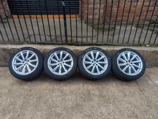 JAGUAR XF X250 SET OF 4 18'' VELA ALLOY WHEELS WITH TYRES