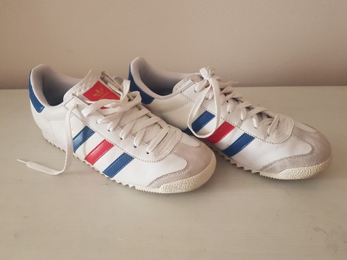 Adidas rom 2011 white blue - rom,
