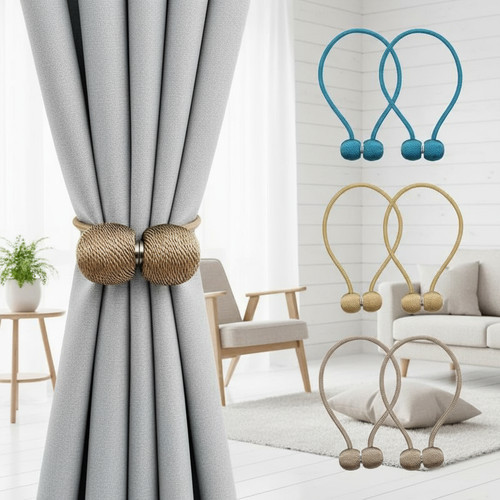 Strong magnetic curtain tie - magnetic,