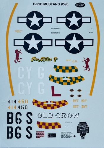 Decals 51d mustang - decals, :