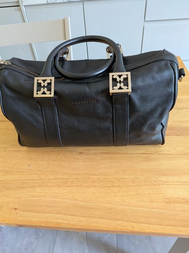 Coccinelle black leather hand - black,