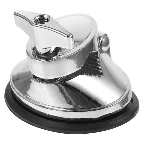 Silver plated iron drum - silver,
