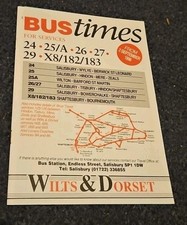 Wilts & Dorset Bus Timetable
