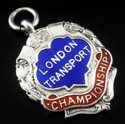 Sterling silver enamel pocket - silver,