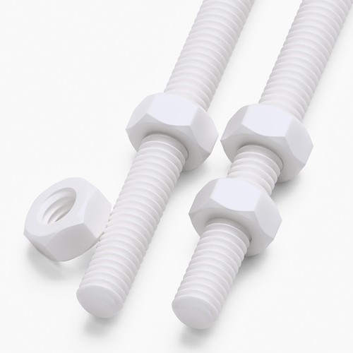 White ptfe 200 mm - ptfe, x