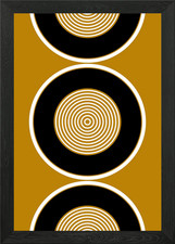 Gold and Black Concentric