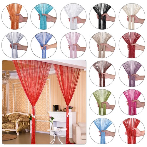 String curtain hanging - hanging, beaded