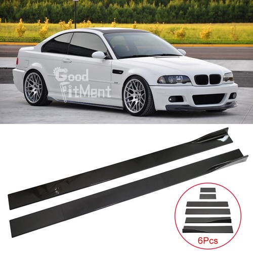 Carbon fiber side skirts - fiber,