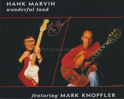 Hank marvin hand signed 8x10 - hand,