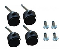 4 x Twin wheels Castors With