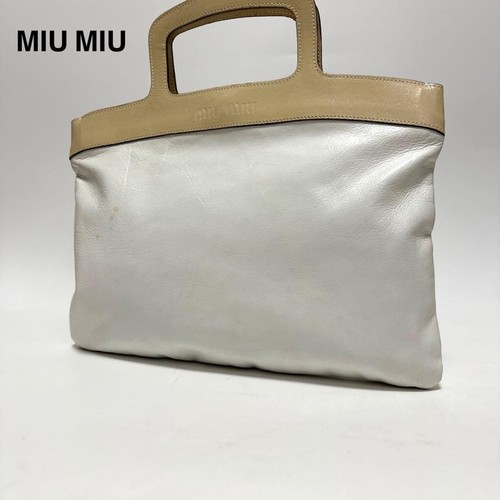 Miu white - miu, leather