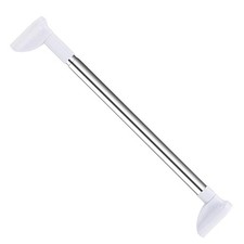 Punch- Clothing Rod Extendable Stainless Iron Curtain Pole Shower Rod Z5J66751