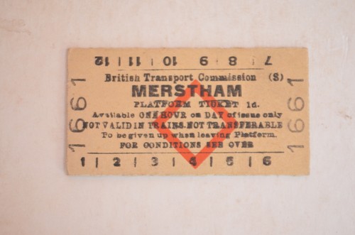 Railway platform ticket - railway,