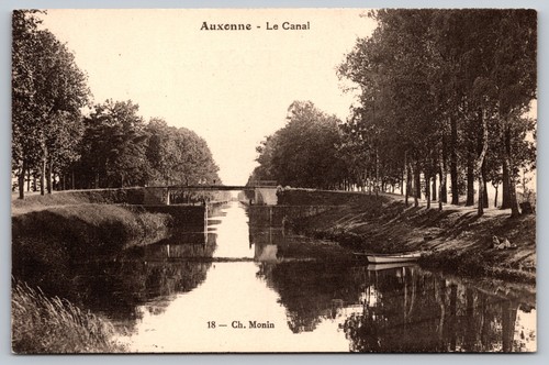 Auxonne france canal tree - france,