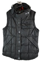 Superdry Mens Waxed Cotton Motorcycle 500 Style Vest Gilet Size S