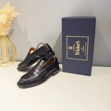 Trickers James Black Box Calf Leather Penny Loafers Shoes UK8.5 Fit 5 RRP £515