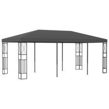 Gazebo 3x6m Anthracite Fabric vidaXL