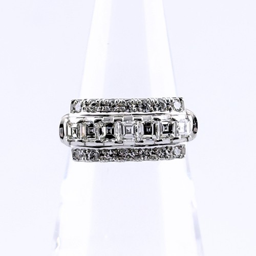 Melee diamond design ring - design,