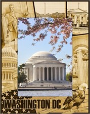 Washington D.C. Montage Laser