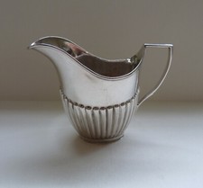 Antique Sterling Silver 'Queen Anne' Milk Jug, London 1894, by William Hutton
