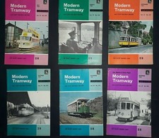 Modern Tramway & Light Railway Review vintage magazines from 1962, 3,4,5,6,7,8,9