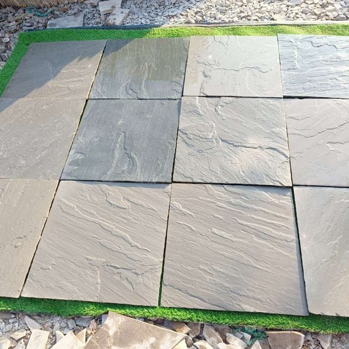 Kandla grey sandstone paving - grey,