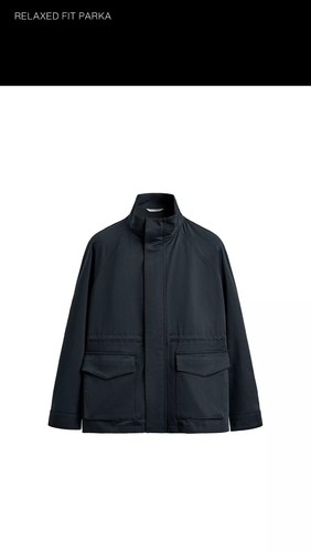 Zara men relaxed fit praka - zara, men's