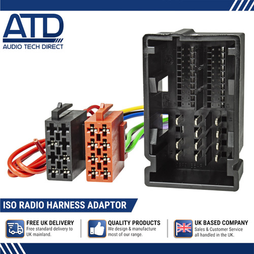 Iso radio adaptor for alfa - iso,