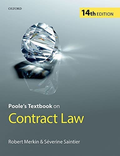 Poole textbook contract - textbook, on