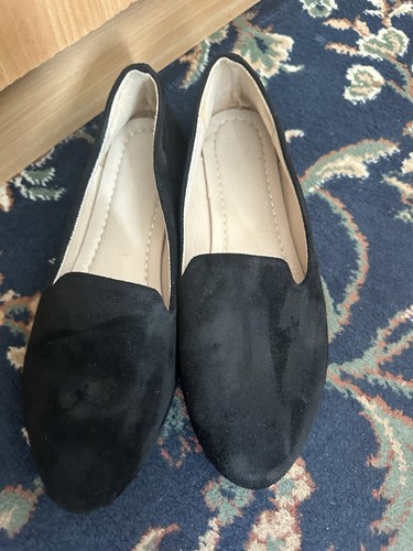 Black soft office shoes causal - shoes,