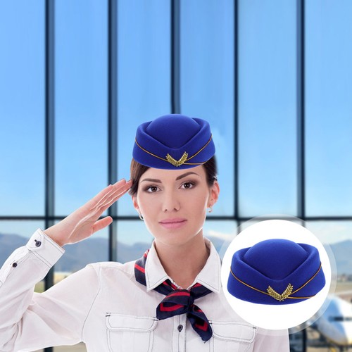 Women flight attendant hat - flight,