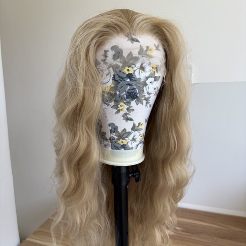 Synthetic hair mixed blonde - synthetic,