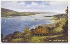 Holy Loch Argyllshire Vintage Postcard N11