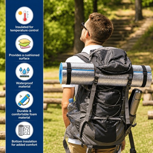 Camping roll sleeping mat - roll,