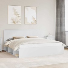 Bed Frame Grey Sonoma 135 x
